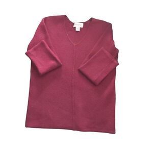 Bloomingdale's Petites Vintage Long Sleeve Sweater Size L